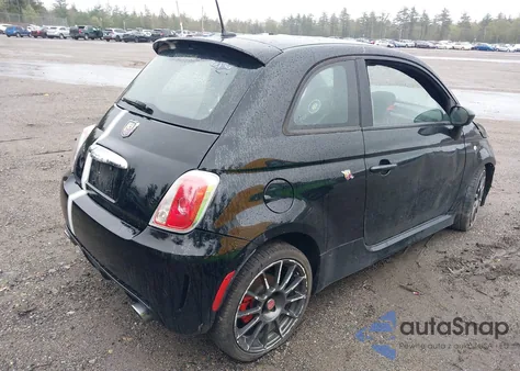 2015 Fiat 500 Abarth z USA, uszkodzony, nr VIN 3C3CFFFH7FT568192
